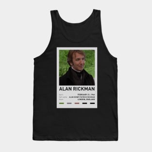 Alan Rickman (R.I.P) Tank Top